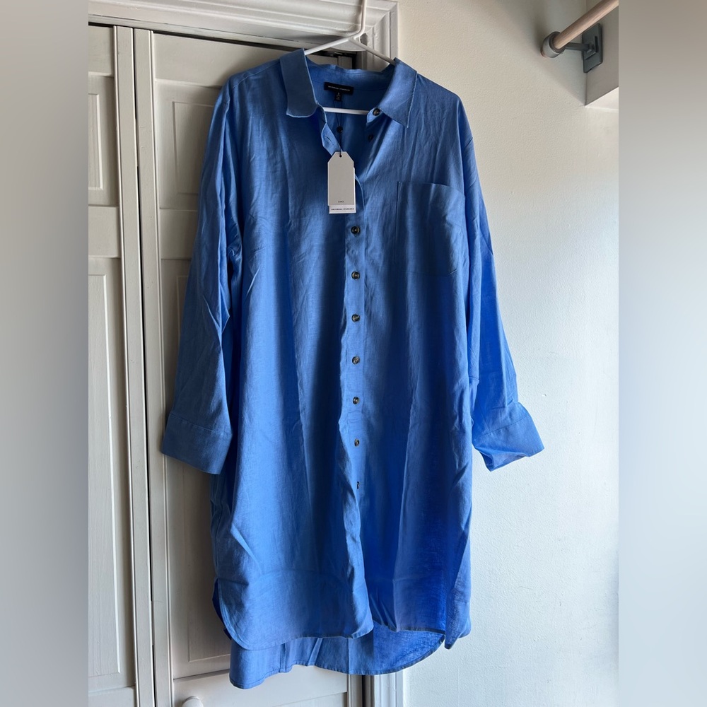 Universal Standard Linen Shirt Dress |  Brand New |  Tags Attached | Size 14-16
